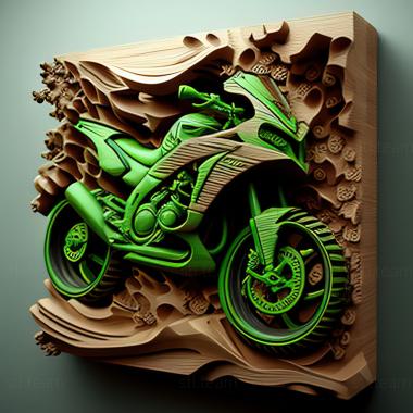 3D model Kawasaki KX65 (STL)